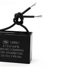 Полипропиленовая пленка кубовидной CBB61 пуск двигателя конденсатор 4,75 мкФ AC 500 В 5 шт