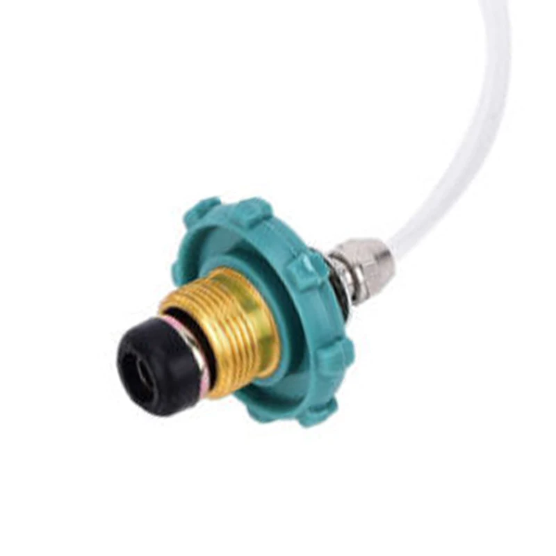 

Coupler Refill Adapter Part Valve Connecting Propane Flat Cylinder Tank Kit 50cm BBQ Outdoor