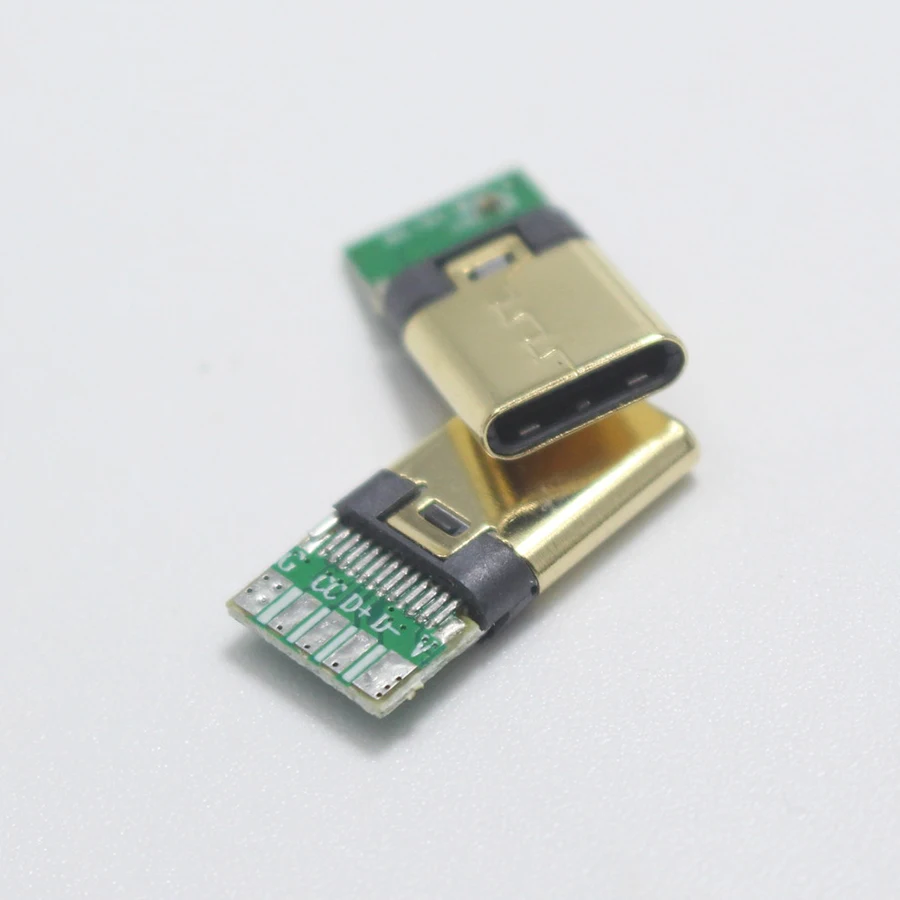 4 шт. DIY OTG USB-3.1 5Pin сварочный штекер USB 3,1 type C разъем с печатной платой позолоченный терминал для Android
