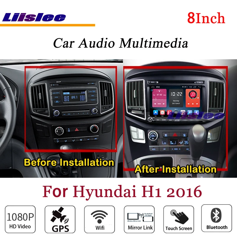 Flash Deal Liislee For Hyundai H1 2016 Stereo Android Radio DVD Player TV BT Wifi GPS MAP NAV Navigation 1080P System Original NAVI Design 5