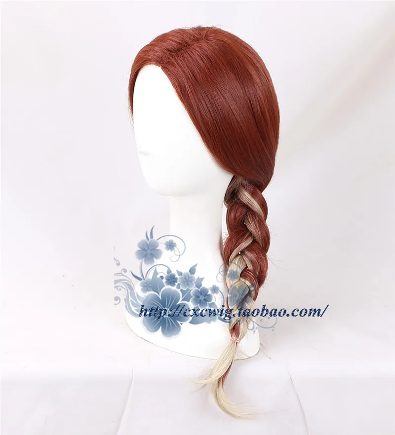 The Avengers 4 New Avengers Endgame Black Widow Cosplay Hair Wig Natasha Romanoff Cosplay Brown Braided Hair Wig Halloween Props