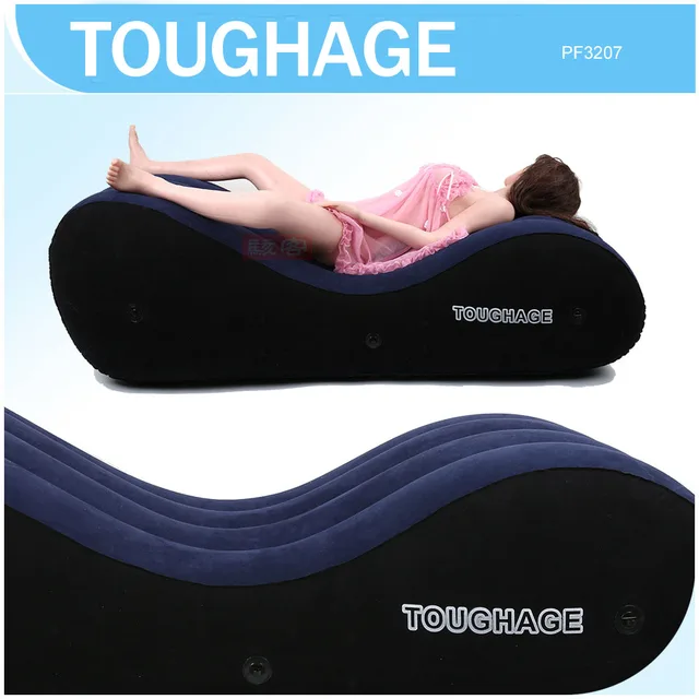 Toughage New S Shaped Inflatable Sofa Bed Chair Luxury Love Toughage New S Shaped Inflatable Sofa Bed Chair Luxury Love Positions Cushion Sofas Chairs
