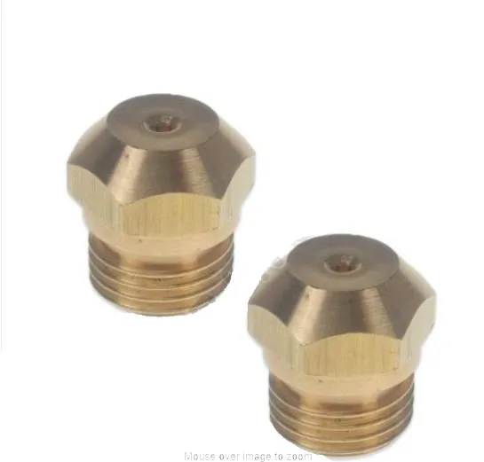 

2 x M10X1 SCREW IN THREADED GAS BURNER JET NOZZLE INJECTORS OVEN COOKER GRIDDLE