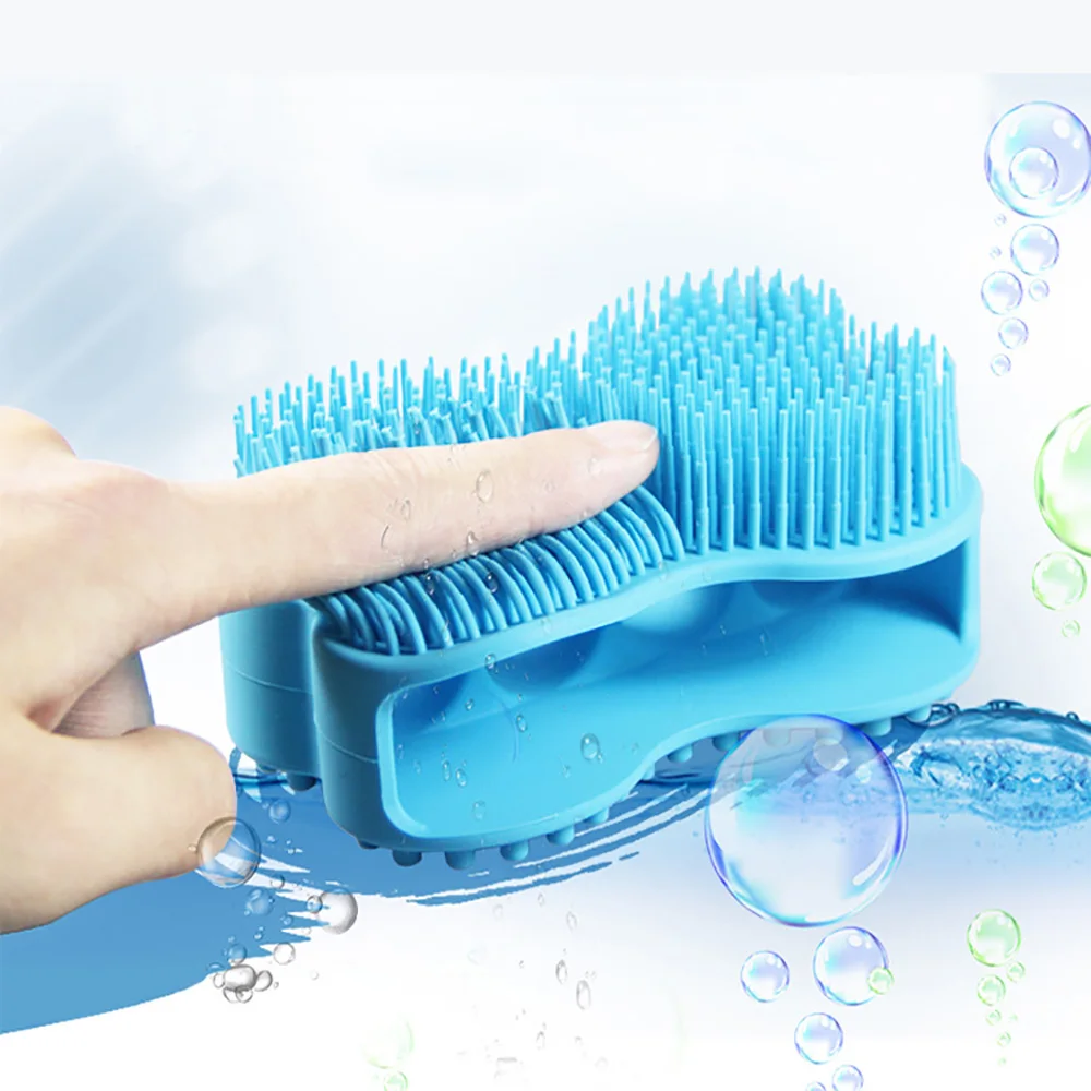 

Super soft silicone massage brush bath brush comfortable facial exfoliation SPA blackhead facial cleaning