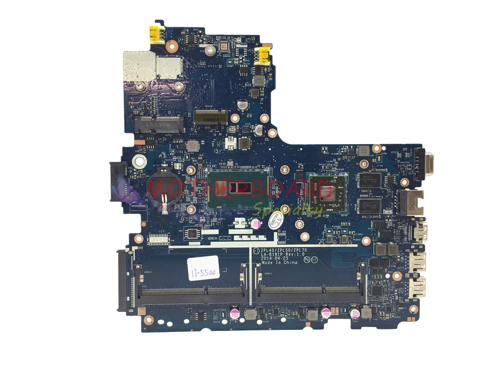 Vieruodis для материнской платы ноутбука hp 470 G2 W/I7-5500U cpu и R5 M255 GPU 807230-001 807230-501 807230-601 LA-B181P тестовая работа