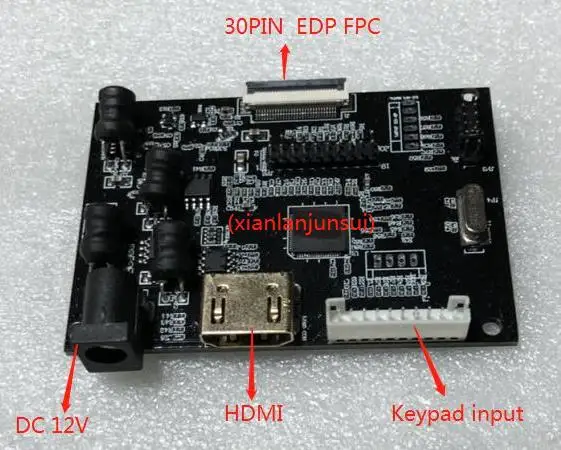 Raspberry Pi HDMI универсальная плата драйвера применяется к фотографиям. 1920*1080. Плата ЖК