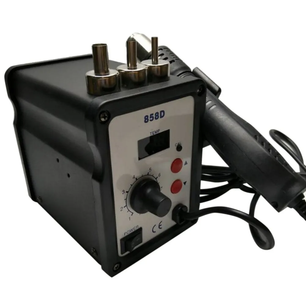 

Electric Soldering Iron Hot Air Gun Solder Kit Repair Tools Dual-use Soldering Station Rework Station Digital Display