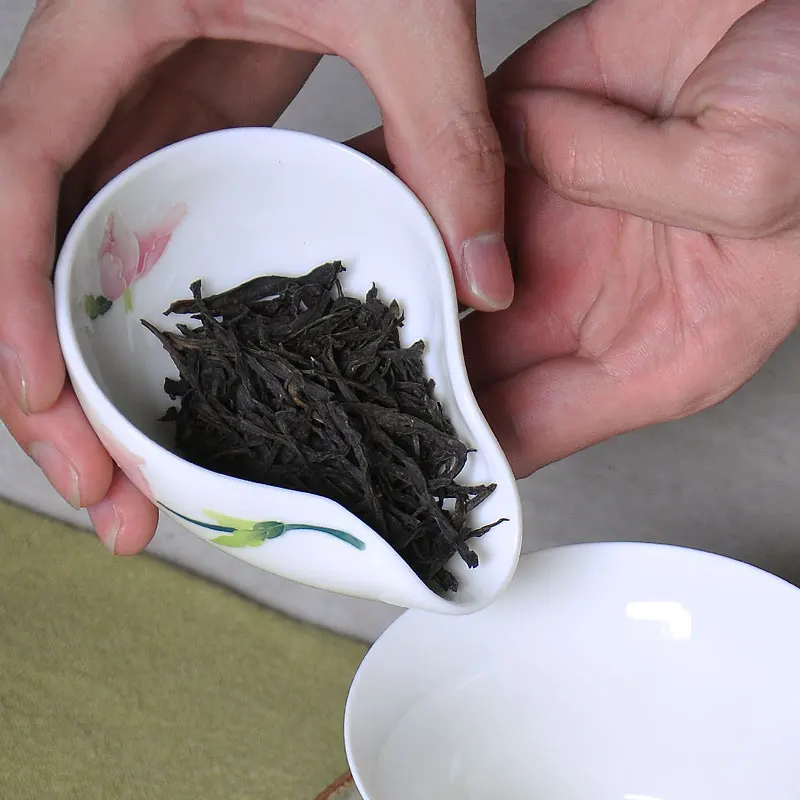В китайском стиле керамический фарфор подставка для чая Chahe для офиса чайные предметы чайная церемония аксессуары ложки для чая Лопата узор