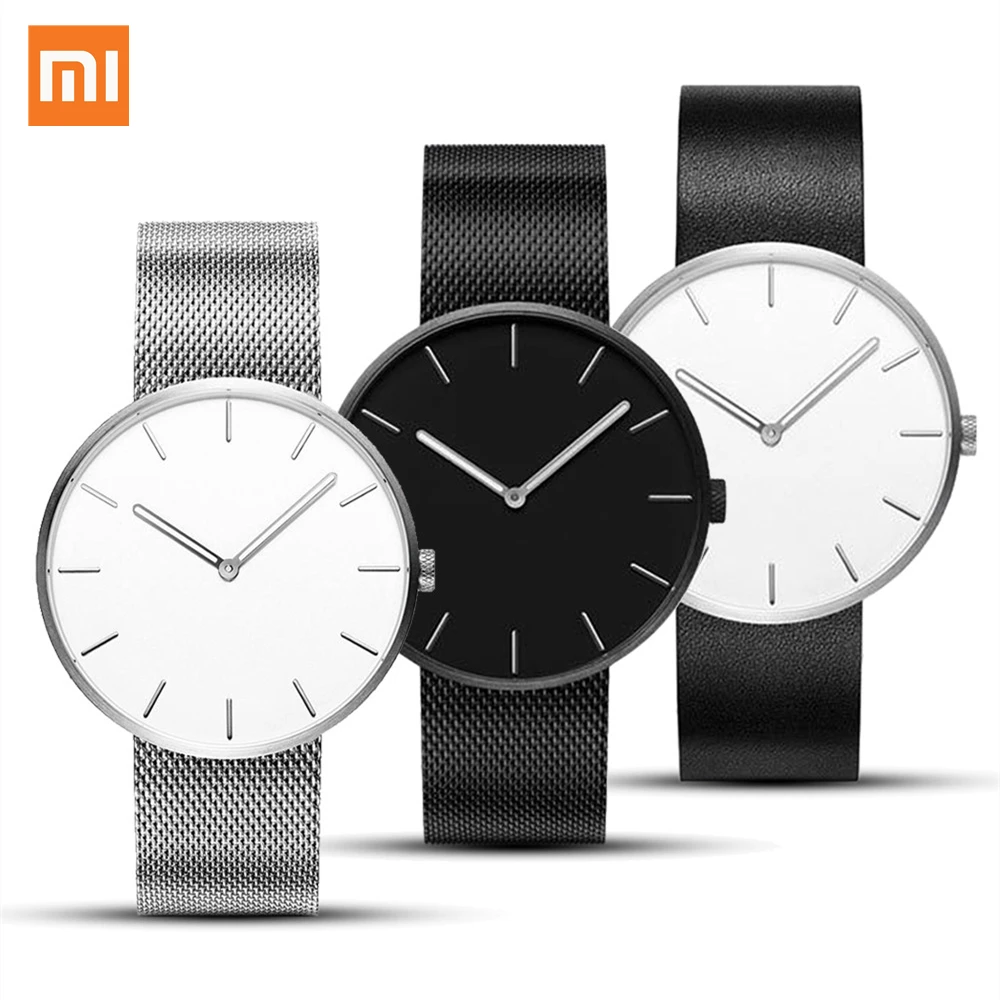 Аналоговые кварцевые часы Xiaomi Mijia TwentySeventeen с циферблатом 39 мм светящиеся стрелки