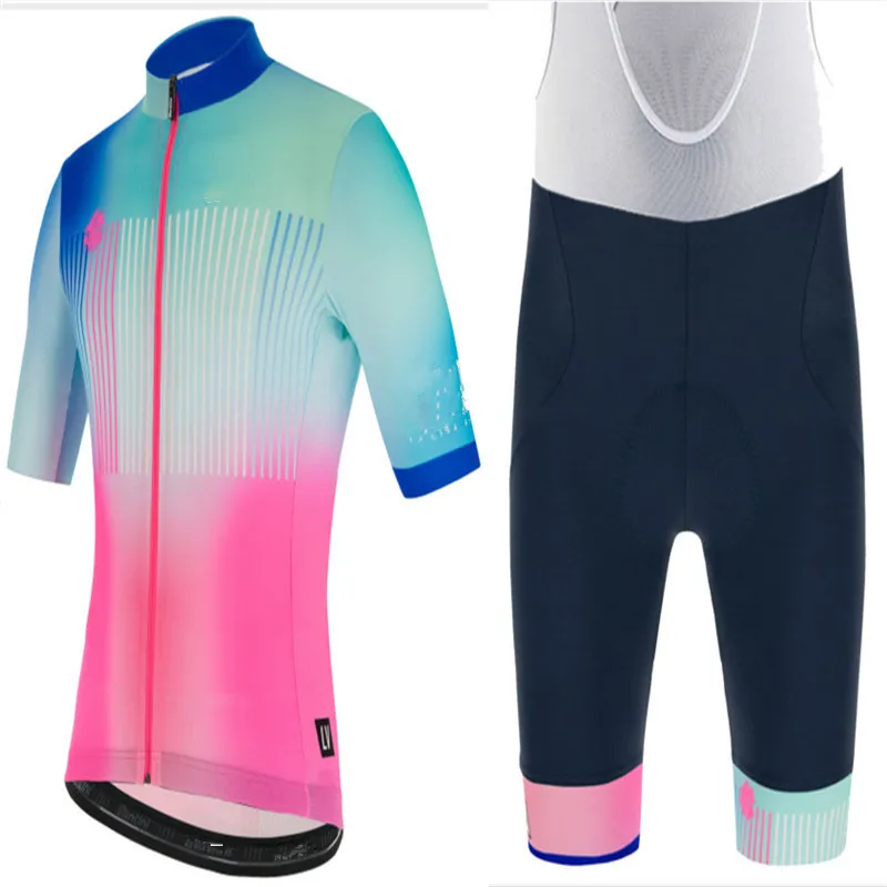 2019 new style men cycling jersey set UCI pro team jersey summer pink women triathlon suit Outdoor sports bike clothes custom