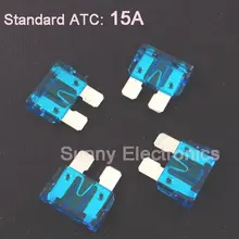 1000 шт стандартный ATC плавкий предохранитель ATO 15A синий автомобиль Лодка Грузовик внедорожник автомобильные Сменные предохранители