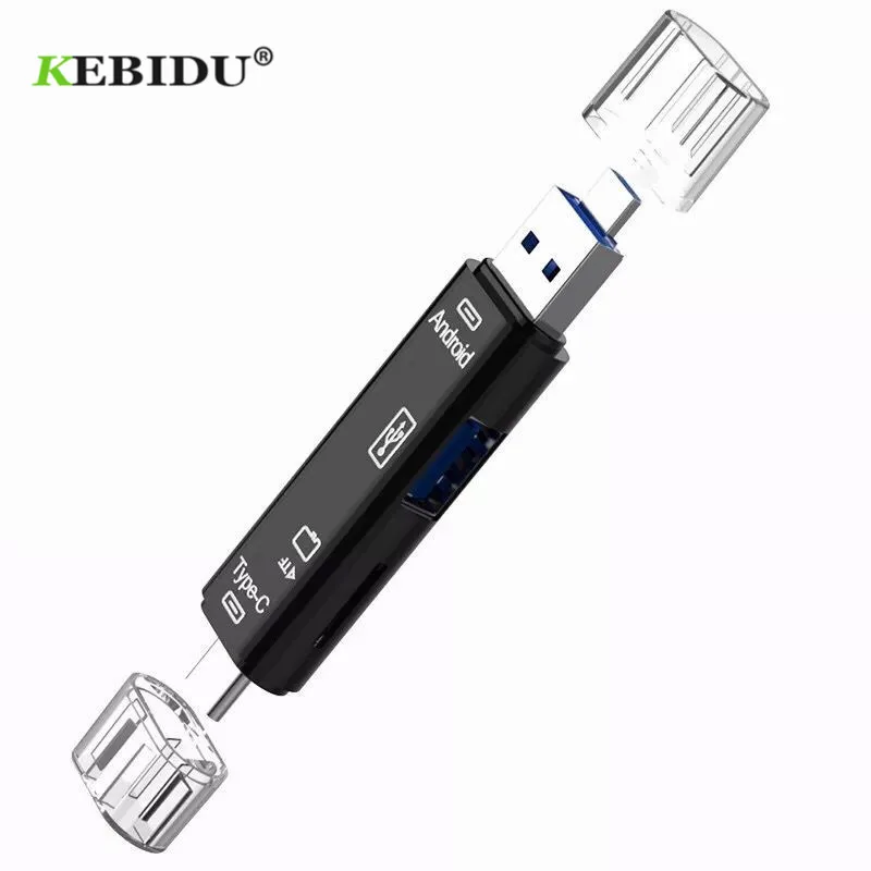 USB-ресивер Kebidu 5-в-1 OTG TF-кардридер адаптер высокоскоростной USB 2 0 чтение