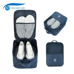 Hylhexyr Портативный обувь сумка Водонепроницаемый полиэстер Мужская сумка чистая чехол Holiday Travel органайзер для обуви упаковка для Underware носки