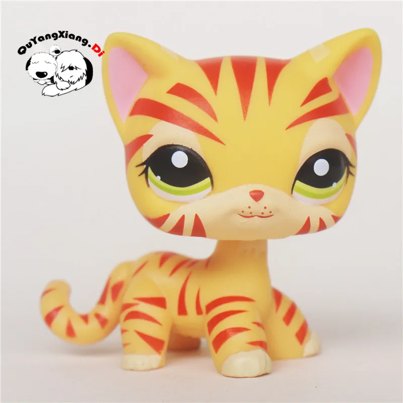 

CWM001 Pet Shop Animal Tiger cat doll action Figure kitten