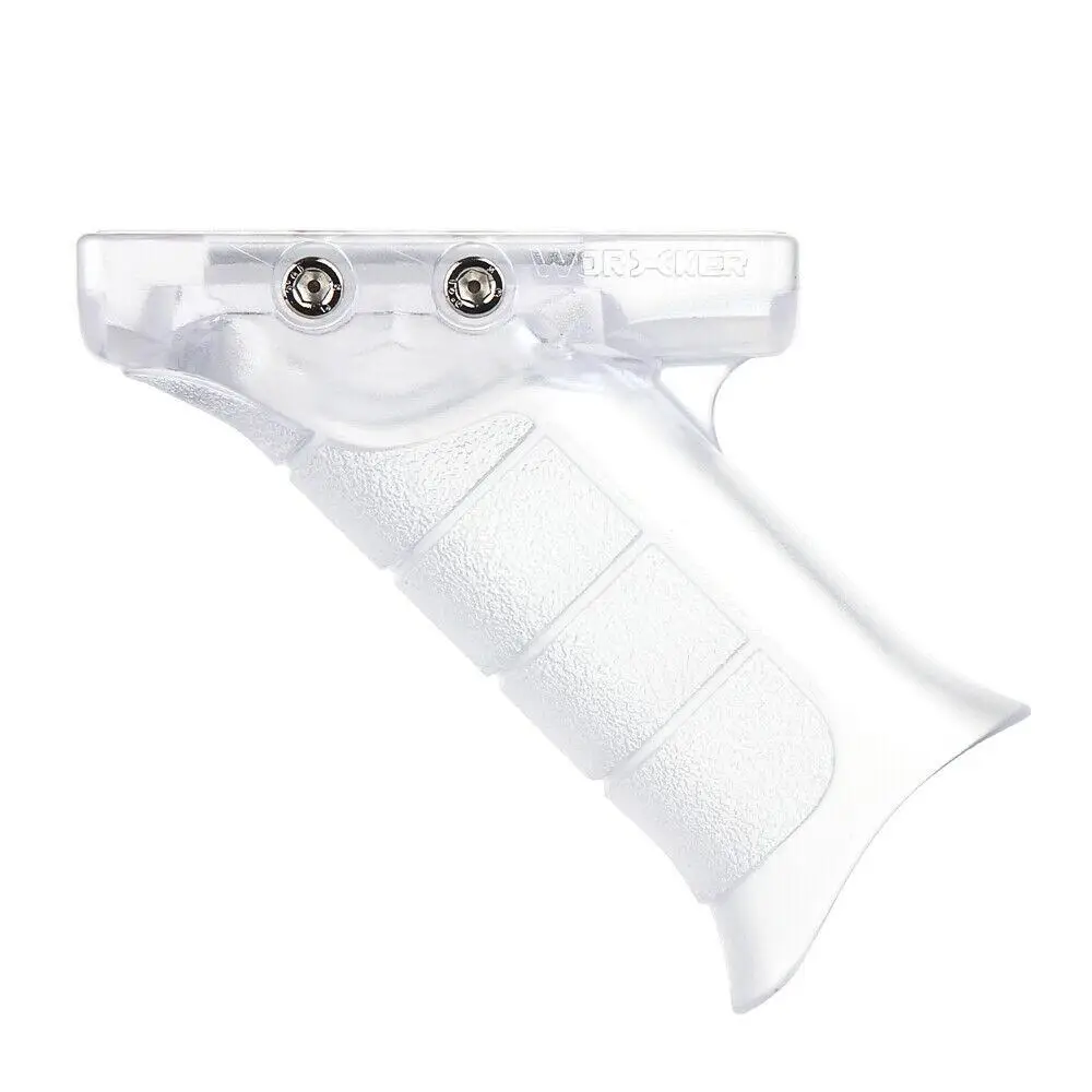 

Worker Mod Fore Hand Grip Transparent PC for Nerf Rail Mount Modify Toy