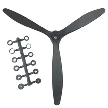 QTmodle 1170 11x7 inch Efficient 3 Leaf Blade Propeller for Petro Electric RC Airplane Models RC
