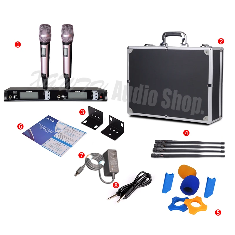 Professional UHF Wireless Microphone System SKM