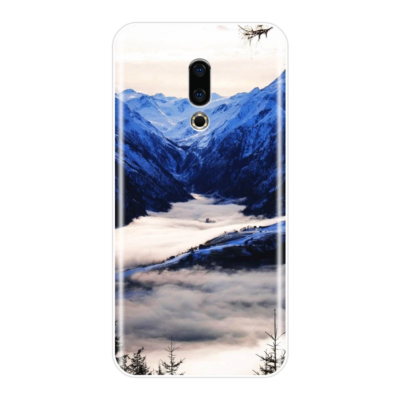 Чехол для Meizu U10 U20 Pro 6 7 Plus Mountain Travel Cloud силиконовый мягкий чехол 15 Lite 16 16th 16x