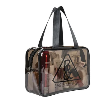 

XZP Transprent Moon Rainbow Bentoy Cosmetic Case PVC Storage package Waterproof Girls Large Capacity Make up Bag Women Korea