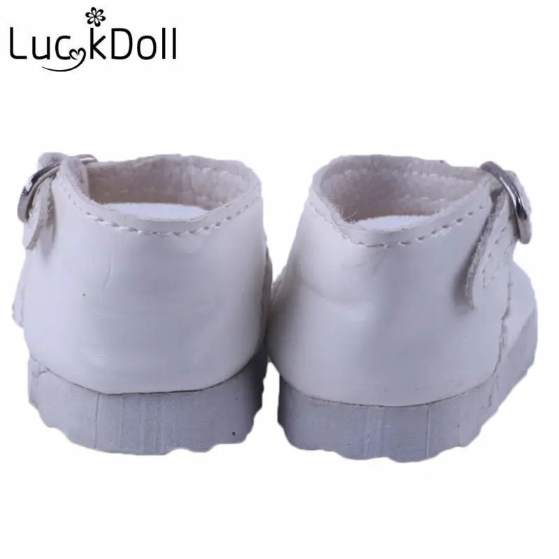 LUCKDOLL однотонная повседневная кожаная обувь 18 дюймов Американский 43 см BabyDoll аксессуары для одежды, игрушки для девочек, поколение, подарок на день рождения