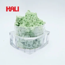 Волшебный цвет жемчужина серии пигмент, зеленый порошок слюды, перламутровый пигмент, 1 лот = 100 грамм 406 пик Зеленый