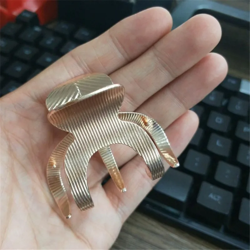 Модные Простые Когти для волос в виде черного краба женщин и девочек Новые