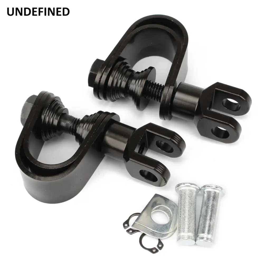 

Motorcycle Foot Pegs Mount Clamp 1-1/4'' Highway Engine Guard Crash Bar Footrest Clips U-Clamp For Harley Sportster Dyna CVO