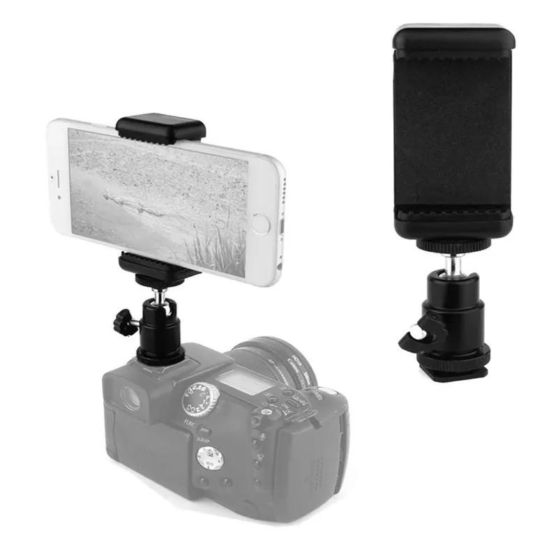 Штатив Трипод с шаровой головкой и зажимом для телефона|ball head tripod|360 degree rotationhead for