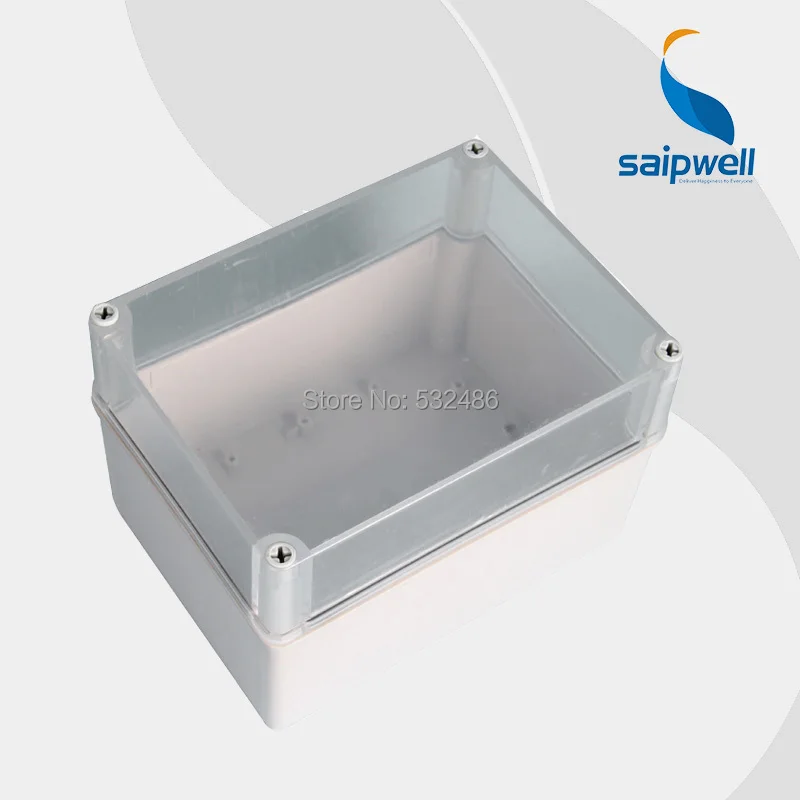 

Saipwell ABS Enclosure IP66 Waterproof Electronic Enclosure Box with Clear Cover 150*200*130mm