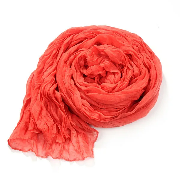 2015 new fashion winter scarf women cotton voile shawl solid color