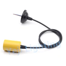 Горячая Распродажа мини установка на потолке с E27 Edison ретро Красочный держатель лампы для потолка лампа люстра освещение аксессуары Цвет: желтый