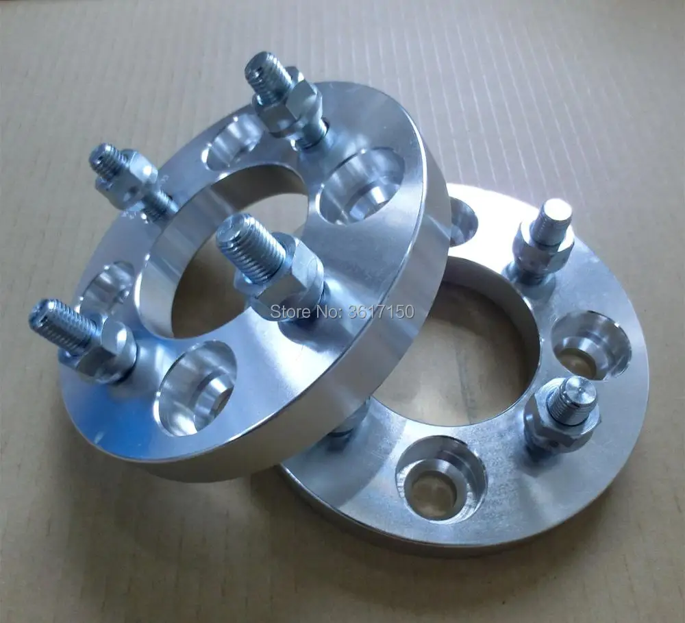 25mm Wheel Adapters Pcd 4*108 To 4*100 Center Bore 71mm Wheel Studs M12x1.5 Wheel Hubs