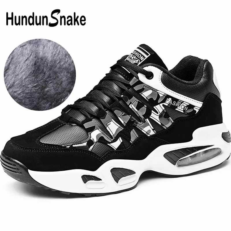 

Hundunsnake Winter Sporty Man Sneakers Women Sport Shoes Men Running Shoes For Men Sports Fur Chaussure Homme Black Tennis A-176