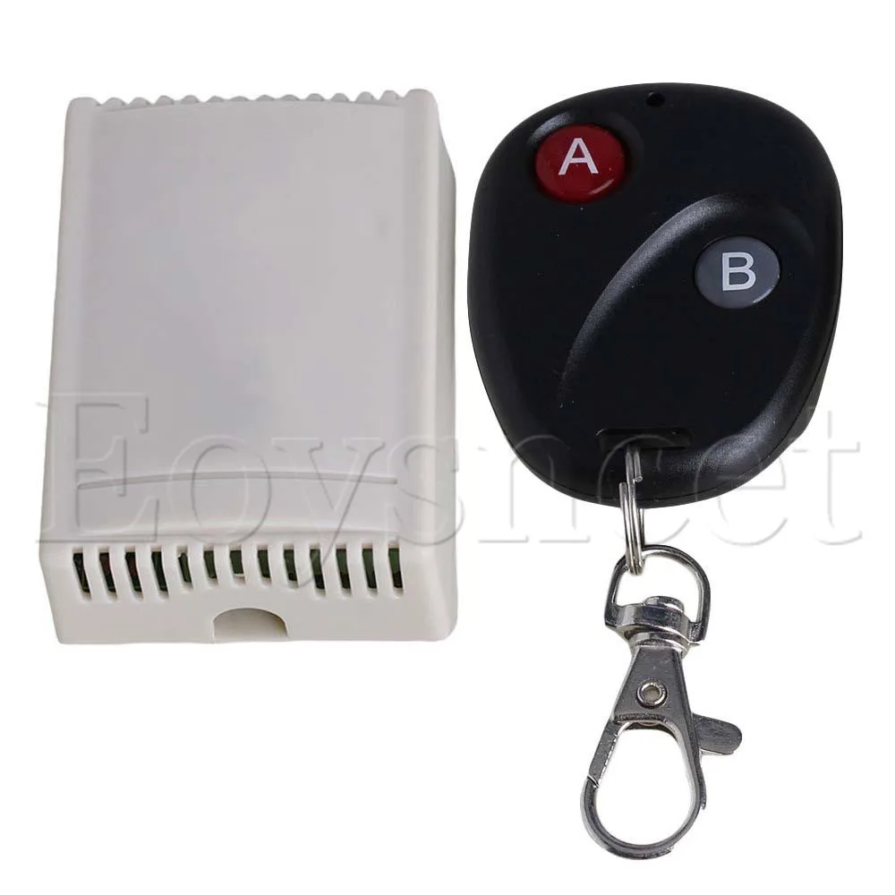 

New 12V 2 Channel Jog Wireless Remote Controller Control Switch Board Fixed Code