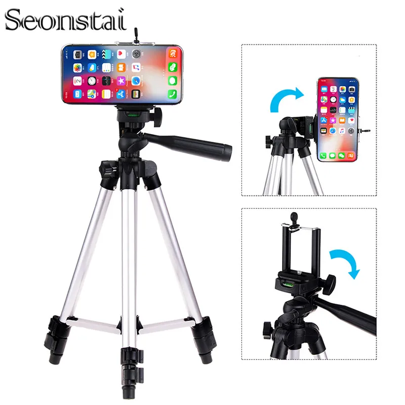 mannelijk Uit Ezel Protable Adjustable Live Tripod Flexible Stand Mount Holder Clip Set  Universal Tripods For Phone Camera With Remote Shutter - Tripods -  AliExpress