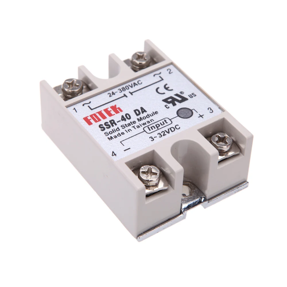 40A SSR-40 DA Solid State Relay Module PID Temperature Controller 3-32V DC to AC
