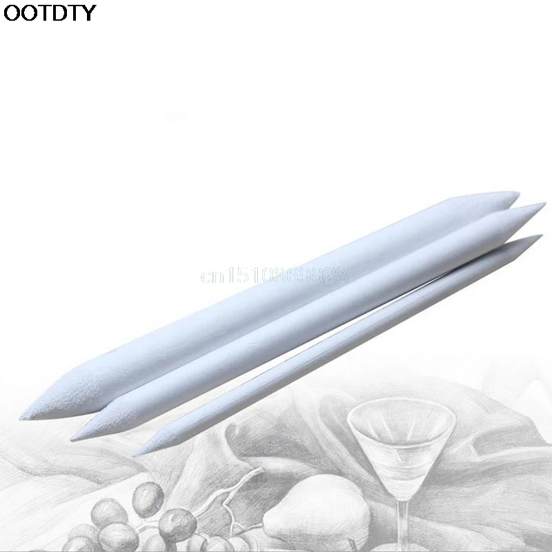 

Stump Sketch Durable Art Drawing Tool Pastel New Blending Smudge Tortillon 3Pcs