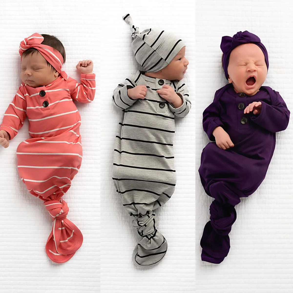 

Pudcoco Newborn Baby Sleeping Bag Blanket Swaddle Wrap Bedding Clothes Hat Outfit