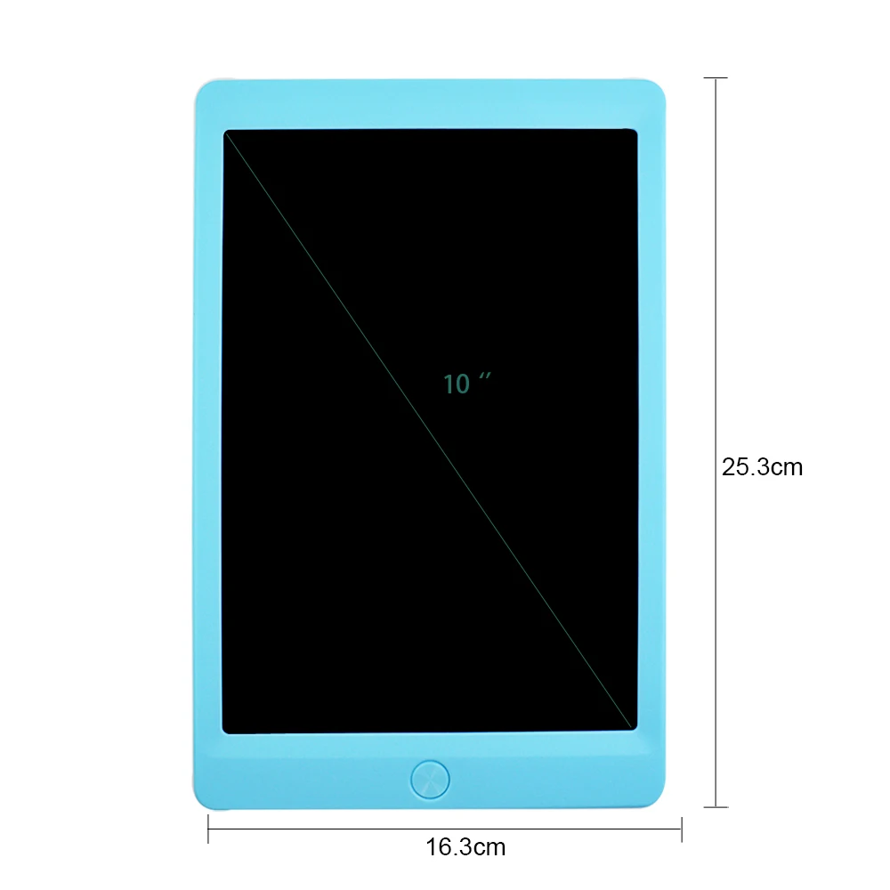 CHIPAL 10 ''8,5'' ЖК-планшет для письма без бумажной бумаги, графический блокнот для письма, электронный блокнот для рукописного ввода, доска для рисования, перезаписанный блокнот - Цвет: 10 Inch Blue