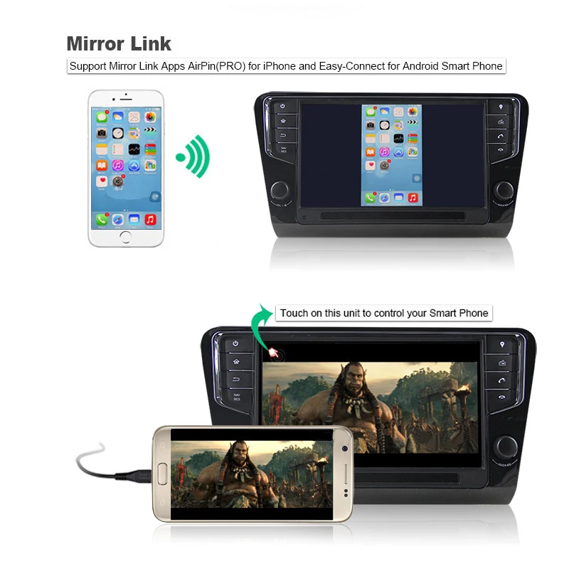 Clearance Ancluu 4G RAM Android 9.0 9" Car DVD Player For Skoda Octavia 2014 2015 2016 2017 Car Radio Stereo GPS with Wifi bluetooth 12