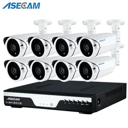 Новый супер Full HD 8CH 3MP наружного видеонаблюдения, Системы комплект 8-канальный сетевой видеорегистратор массив камер видеонаблюдения