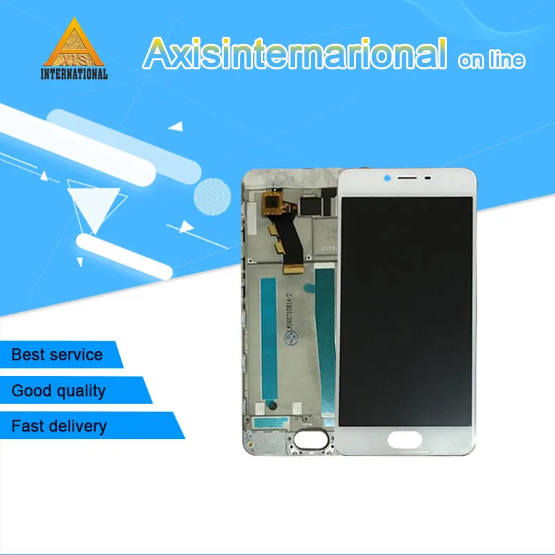 

For 5.0" Meizu m3s mini meilan 3S Y685C Y685Q Y685M Y685H Axisinternational LCD screen display+Touch Digitizer with frame