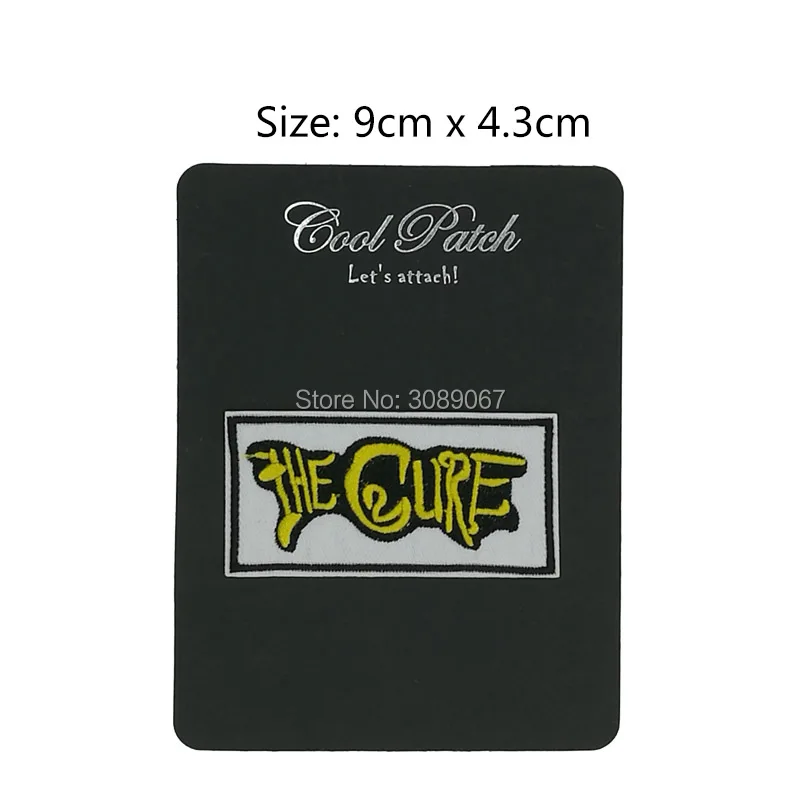 

3.54" THE CURE Emo Goth Music Band Iron On On Patch TRANSFER scrapbooking accessories Rock Punk Badge