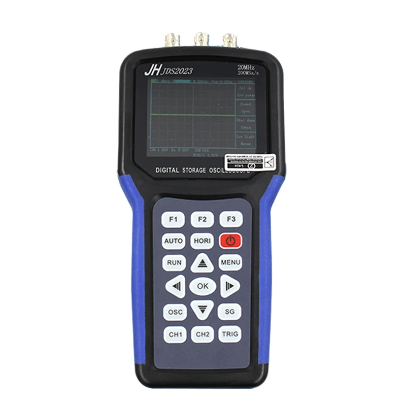 

JINHAN JDS2023 Handheld Oscilloscope portable Oscilloscope 20MHz 1 channels Digital Storage dual channels 200M Sa/s