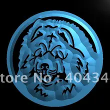 LB662-собака чау-чау заводчики Pet светодиодный неоновый свет знак