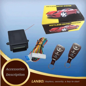 

Car alarm system l open-ended box Central locking output of the key to enter the system car lock remote control