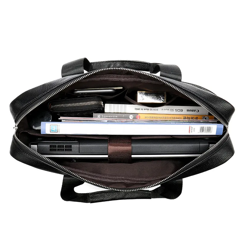 PNDME натуральная кожа повседневный мужской портфель большой емкости 14 дюймов Сумка для ноутбука верхний слой воловья сумка через плечо