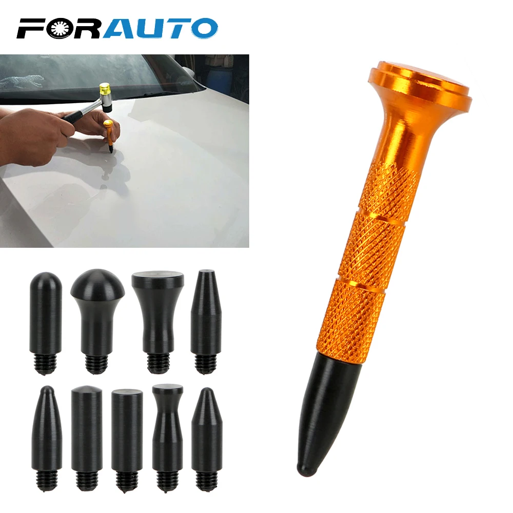 

FORAUTO 9 piece/set Car Dent Repair Tool Automobile Dent Repair Tool Metal Leveling Pen Restoration of Convex Pits and Leveling