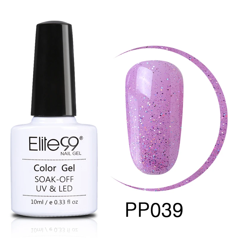 Elite99 гель-лаки фиолетовый синий цвет набор гель-лаков для ногтей замачивается наращивание ногтей УФ и светодиодный светильник для маникюра дизайн ногтей - Цвет: PP039