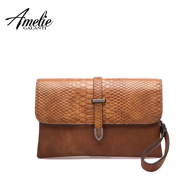 AMELIE GALANTI NEWEST Ladies Handbag Stylish Women Crossbody Bag Soft PU Leather Casual Small Envelope Bag Women Shoulder Bag